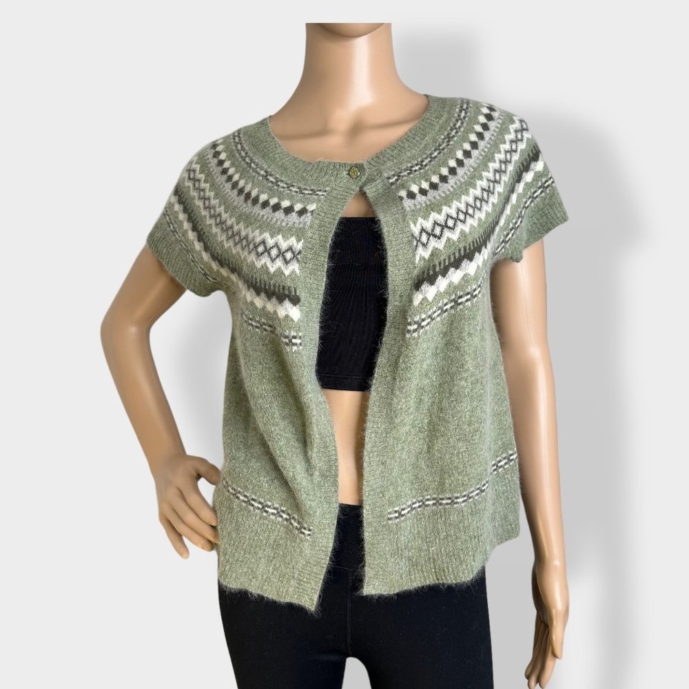 A. Giannetti Angora and Wool Shrug‎ Sweater